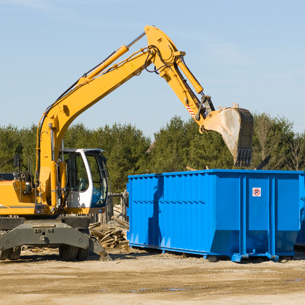 how many times can i have a residential dumpster rental emptied in Barryton